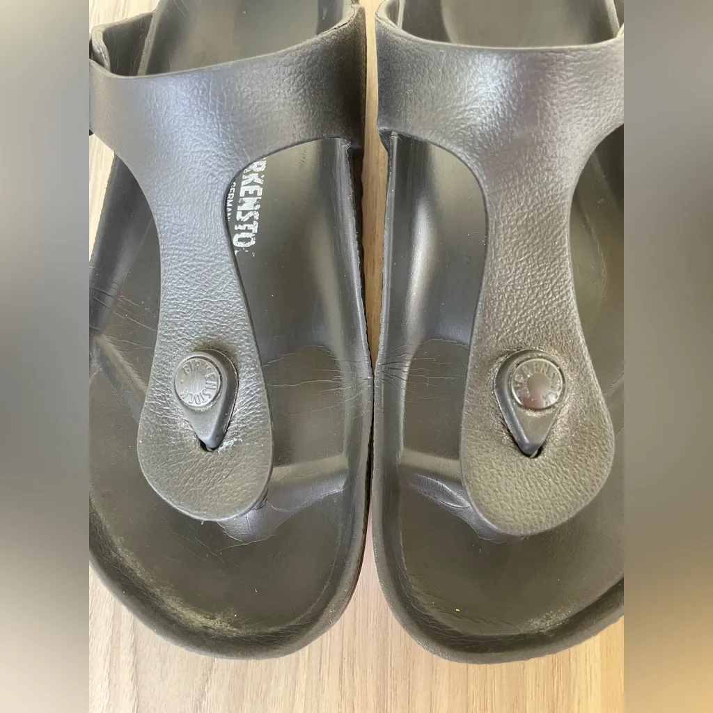 Birkenstock Black Thong Sandals - Image 6