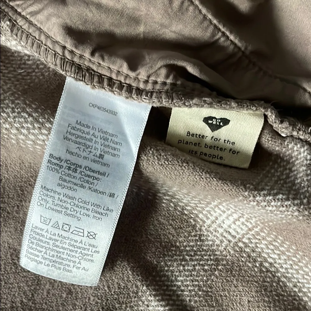 Madewell Plaid Shirt Jacket in Brown and Cream - Image 10