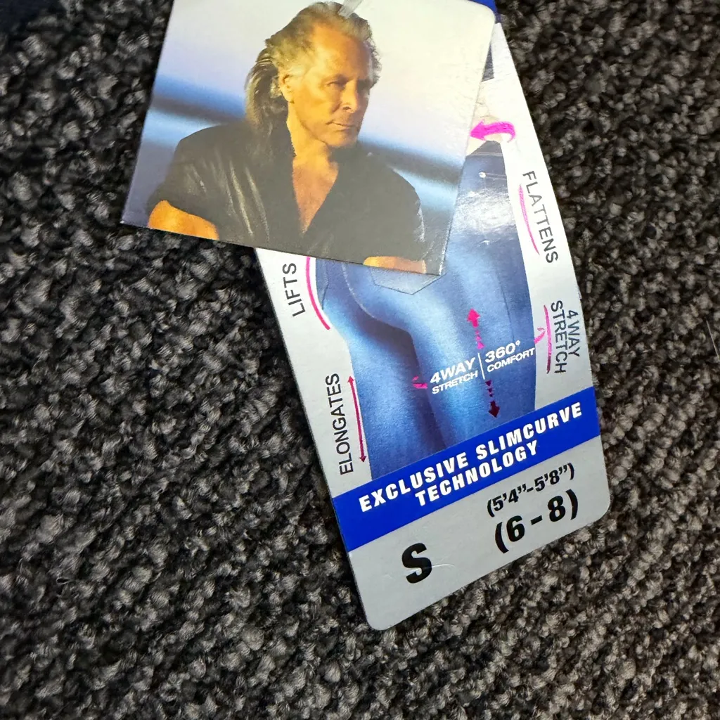 NWT Nygard LUXE DENIM SLIMS Dark Indigo Slim Straight Leg Jeans Size Small 6 - Image 3