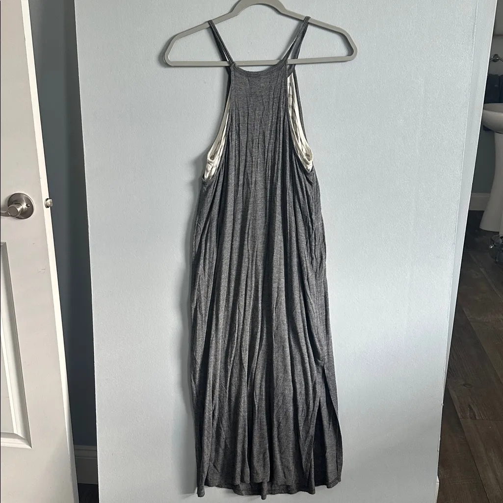Olive‎ + Oak Gray Striped Maxi Dress - Image 4