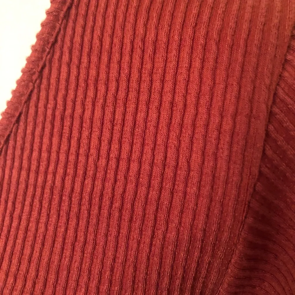 Caution to the Wind - Rusty Rose Faux wrap V neck - Image 6