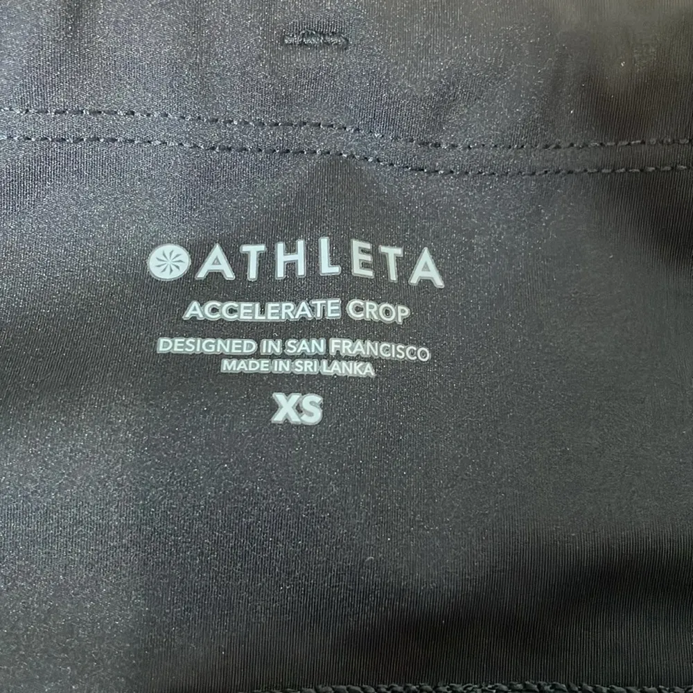 Athleta Accelerate crop leggings black size XS‎ NWT - Image 6