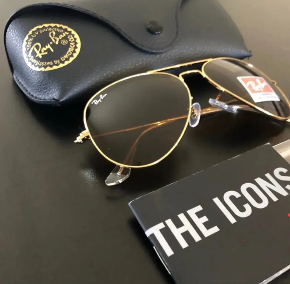 Ray Ban Aviator Gold Frame RB3026 - Image 3