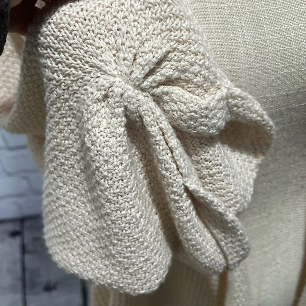 Staccato beige open front cardigan size m/l - Image 4