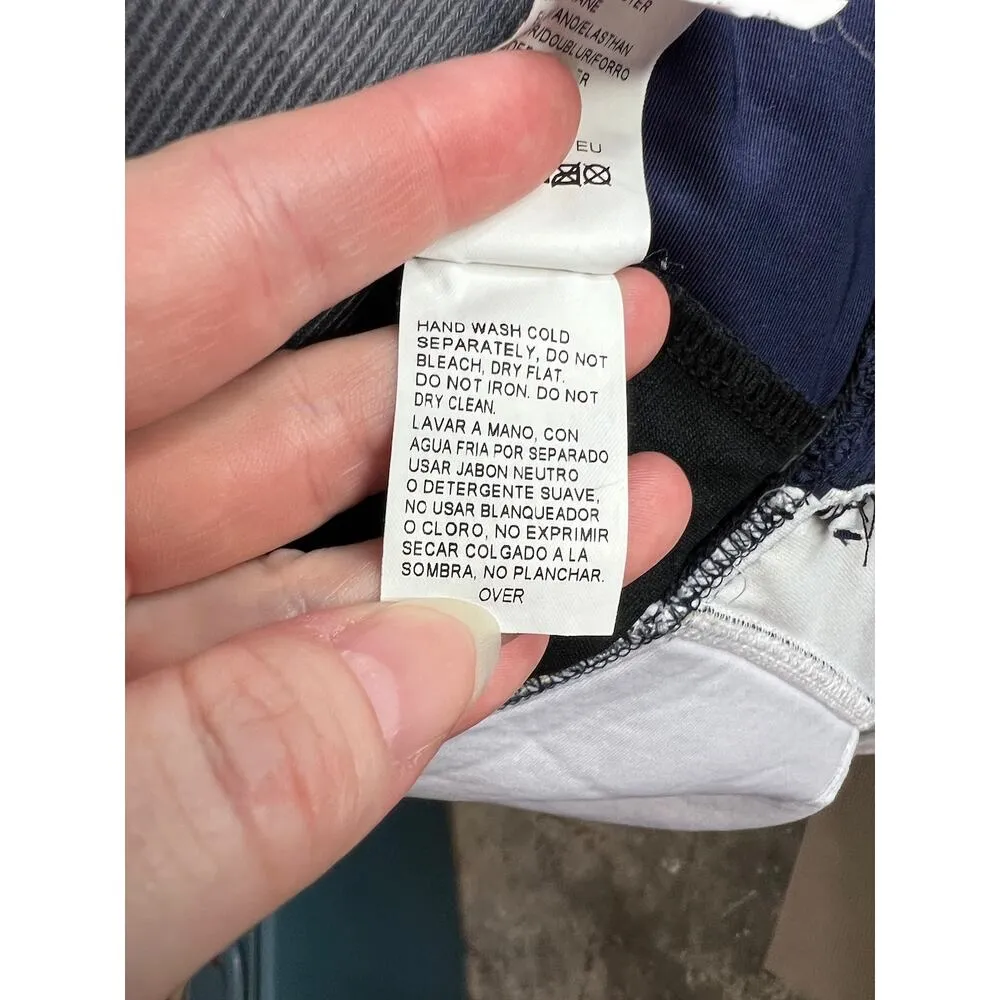 Nautica swimsuit swim dress halter blue white - Image 15