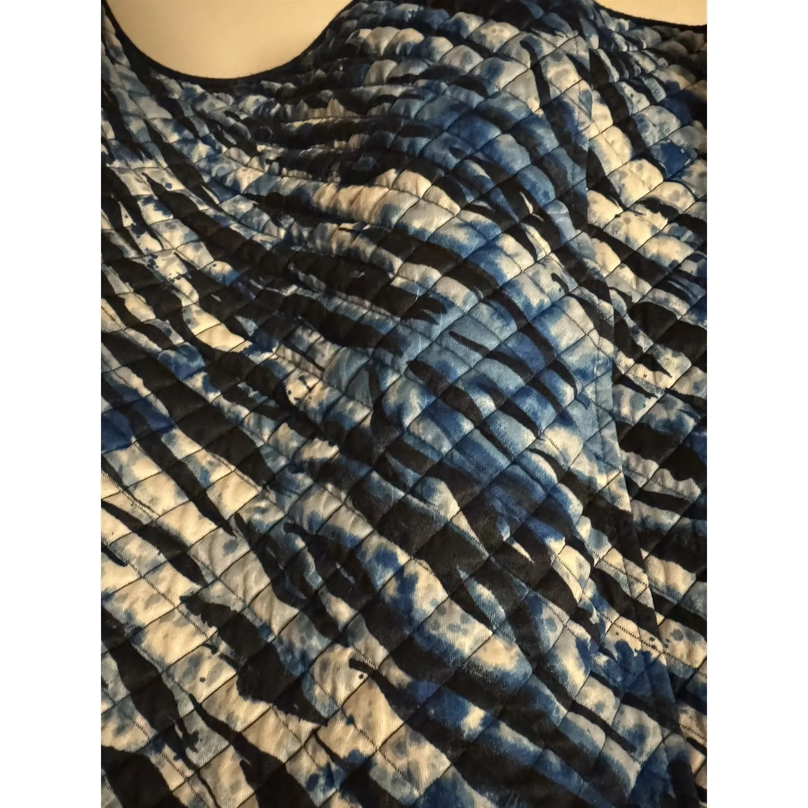 Ruby Rd Women's Size L Blue And Black Full Zip Jacket - Image 13