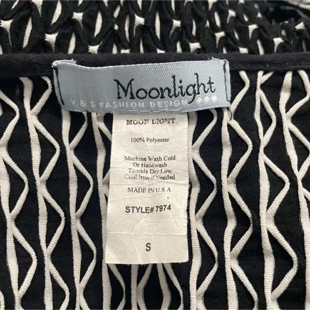Moonlight by Y&S Fashion Size Small Cardigan Open Front Boho Lagenlook Art - Image 6