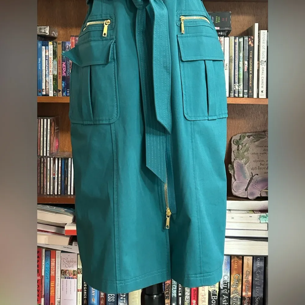 Lafayette 148 New York Starla Sleeveless Zip Front Dress - 8 - Image 3