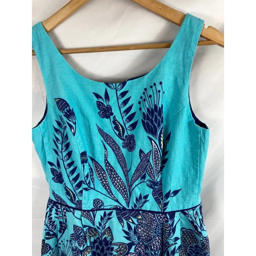 Lands end Floral Sleeveless Dress Size 10 - Image 2