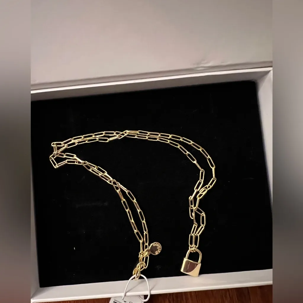 Gorjana Bespoke Kara Padlock Necklace - Image 3