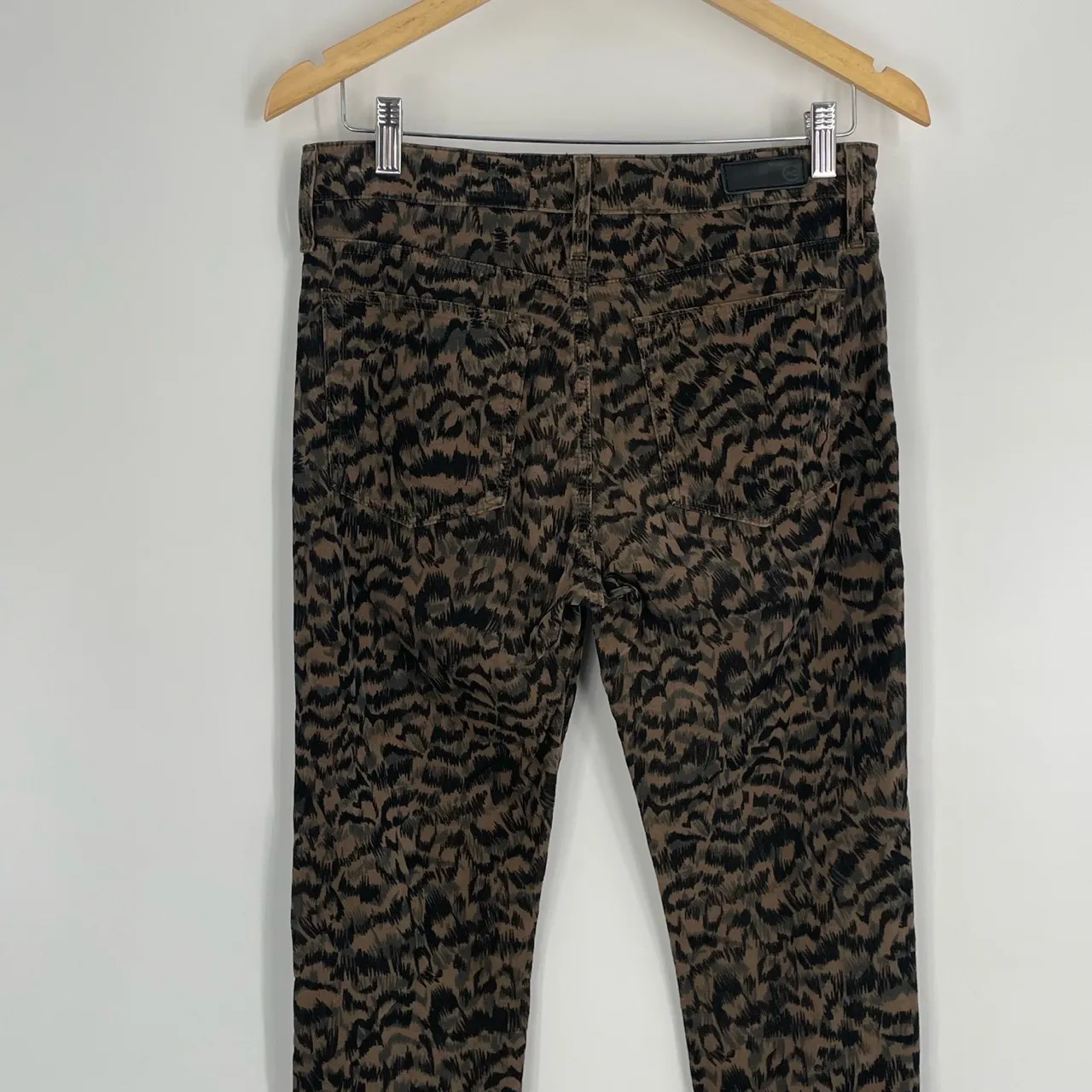 AG Adriano Goldschmied‎ Women's Corduroy Farrah Skinny Ankle Pants Size 28 R - Image 8