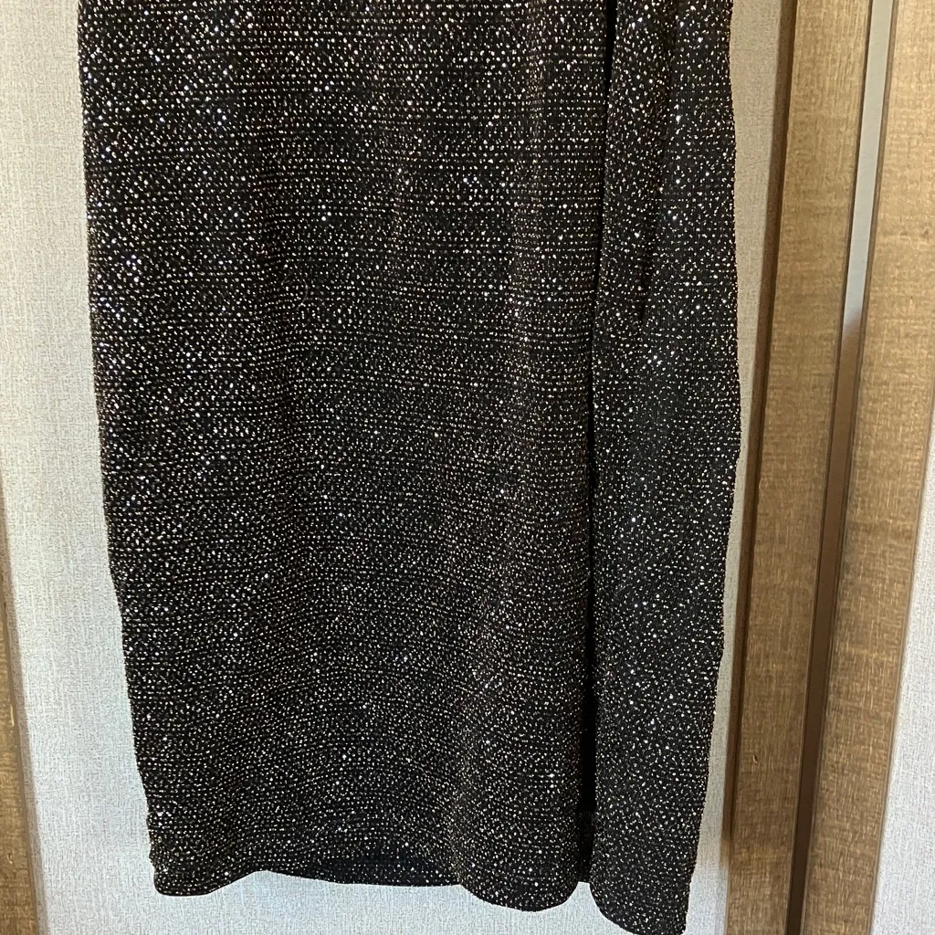 Epiphany Black Dress with Gold Sparkle large Size undefined - Image 10