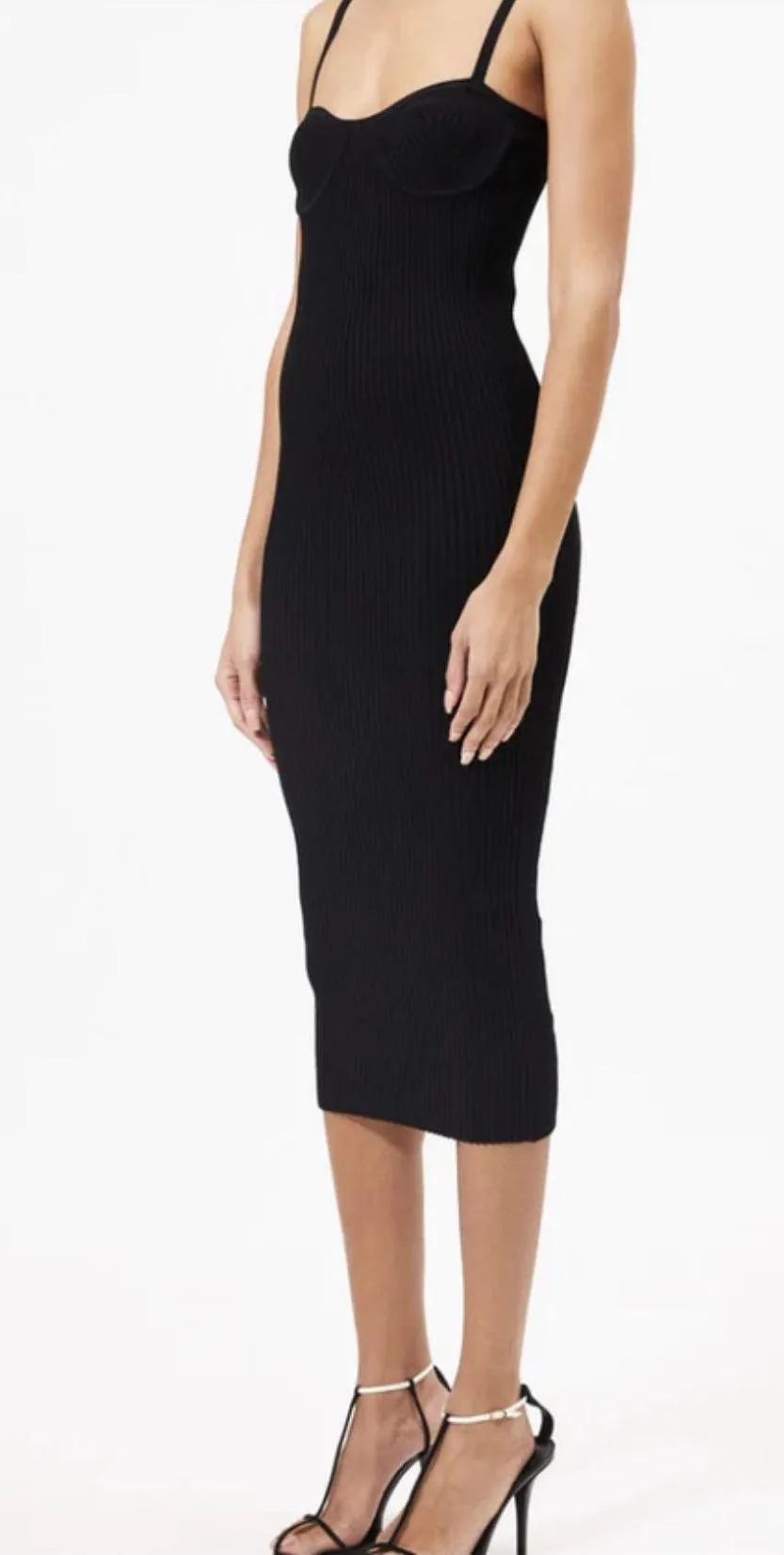 Eyelet Bra Midi Dress - Image 5