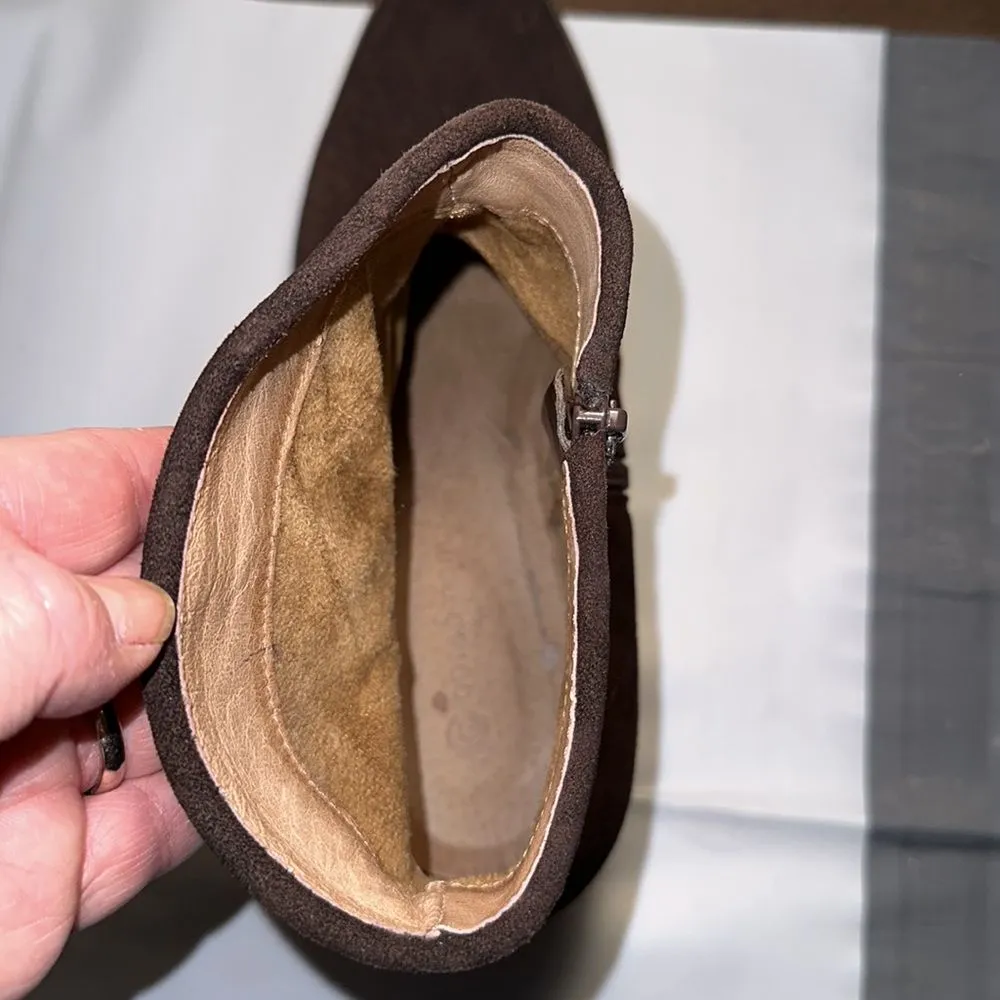 Women’s Corso Como Brown Suede Booties, Size 10 - Image 7