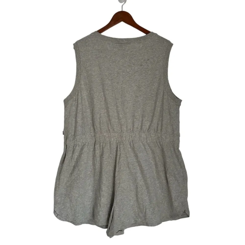 Nike Heather Gray Sleeveless Romper Size 1X NEW - Image 4