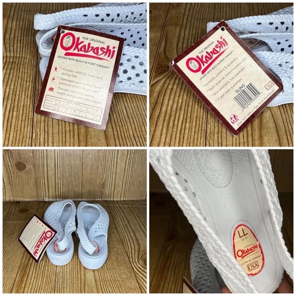 slip on perforated rubber sandals
NWT Okabashi made in USA
Women’s LL - Image 4