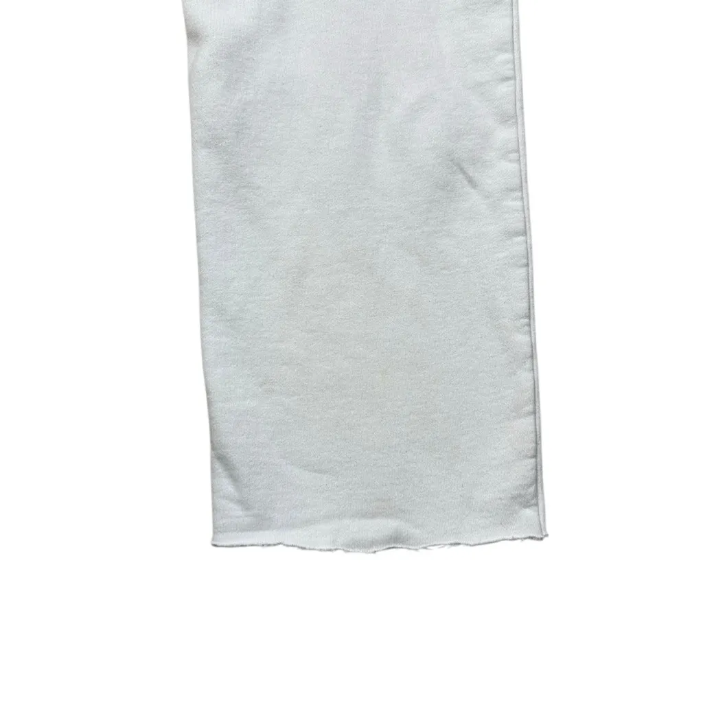 Brandy Melville white Wide Leg Low Rise sweatpants one size - Image 4