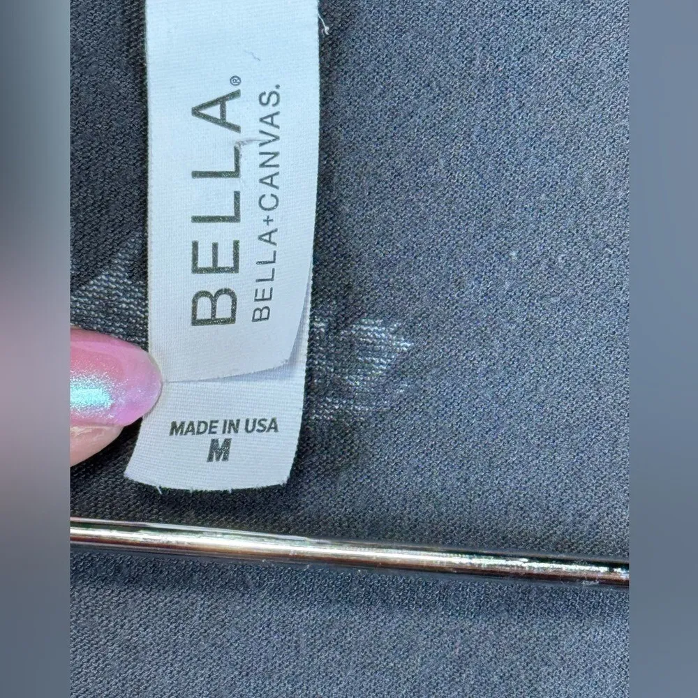 Java Moose Espresso Racerback Tank Top Gray Sleeveless Casual Activewear M - Image 5