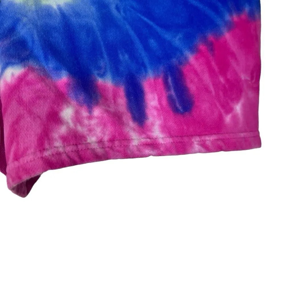 Vans Womens Tie Dye Shorts Size Large Y2K 90s Hippie‎ Casual Comfy - Image 3
