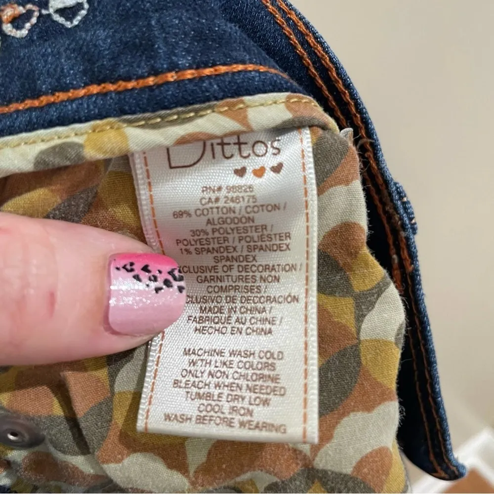 Dittos Crop Mid Rise Blue Jeans Size 28 - Image 7