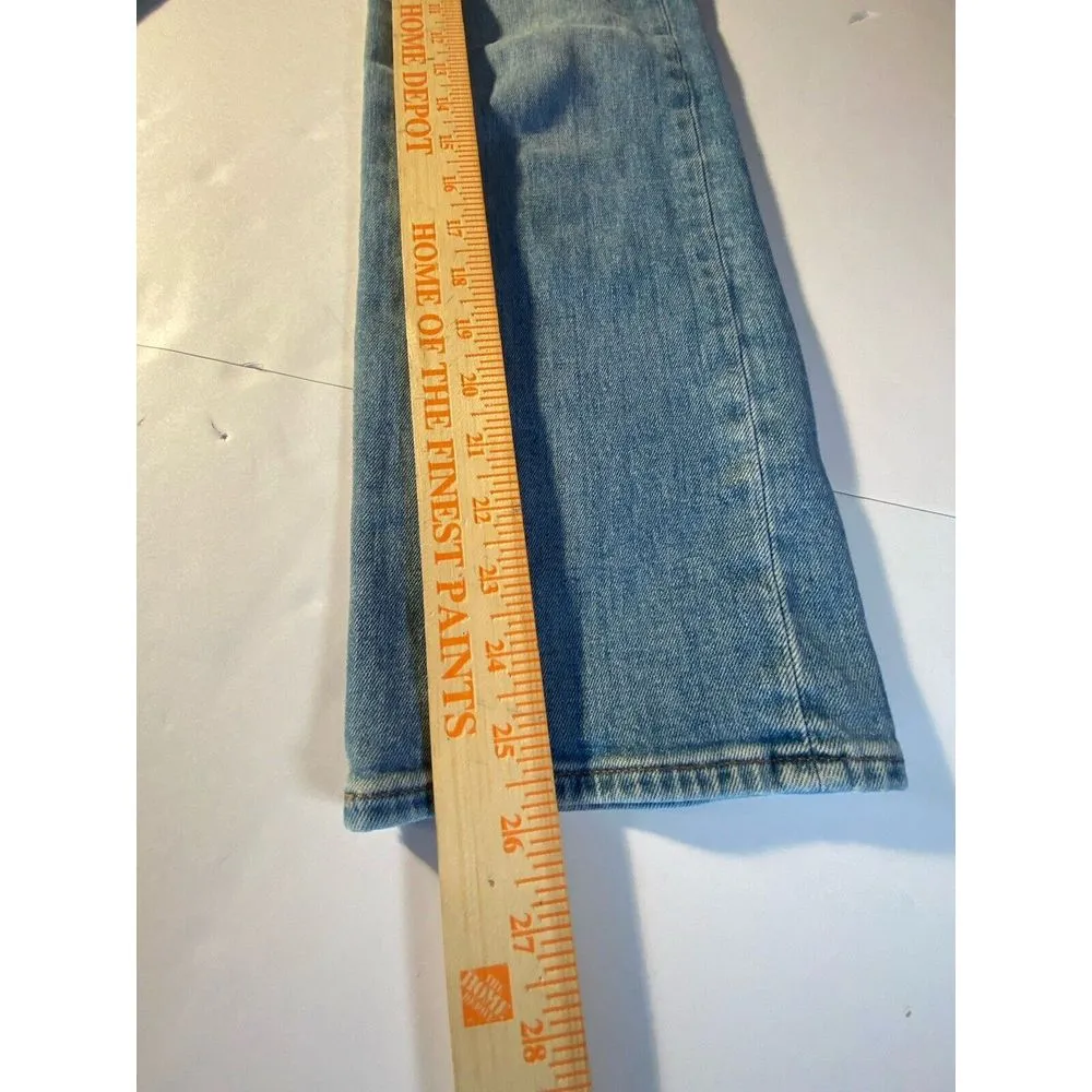 Madewell Jeans Womens 26 Slim Demi Boot Medium Wash High Rise‎ Whiskered Comfort - Image 7