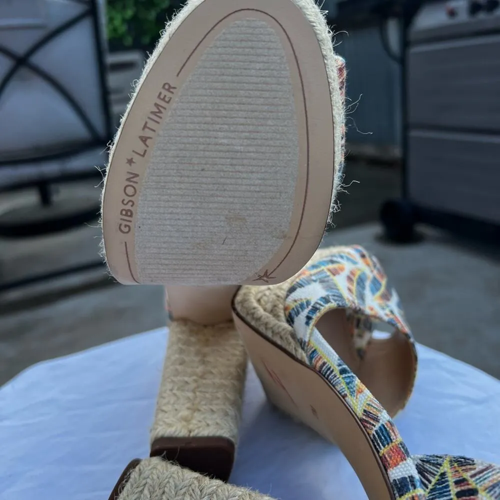 Gibson Latimer New  Open Toes Platform Heels size 7 - Image 9