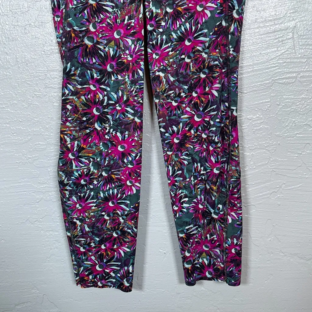 Lululemon Women 4 Base Pace High-Rise Running Tight 25" Floral Electric Multi - Image 2