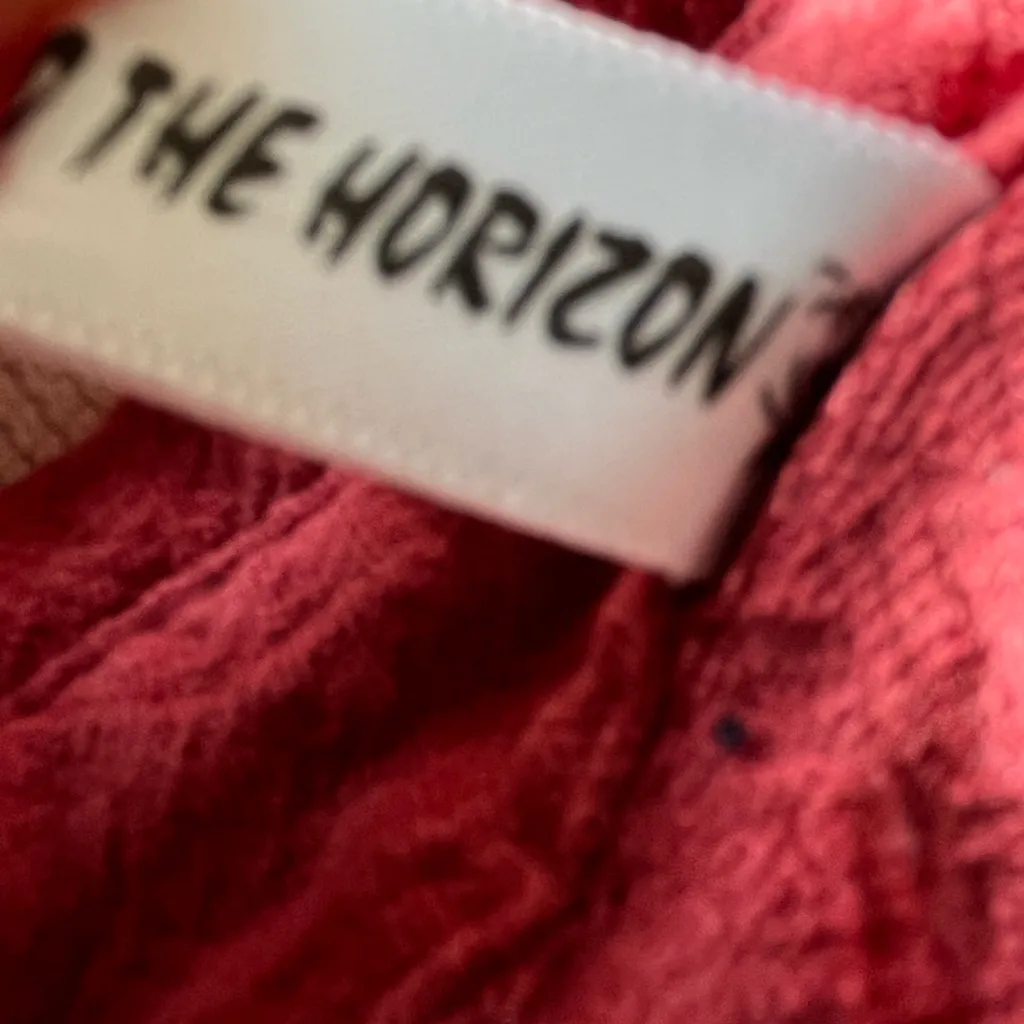 Over the Horizon Red Jean Jacket Button - Image 11