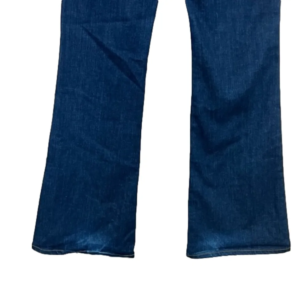 Lexington Mid Rise Flare Boot Cut Jeans Dark Washed Size 28 - Image 8