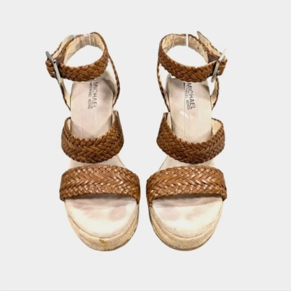 MICHAEL Michael Kors Juniper Espadrille Sandals GUC Size 8M   S2785 - Image 8