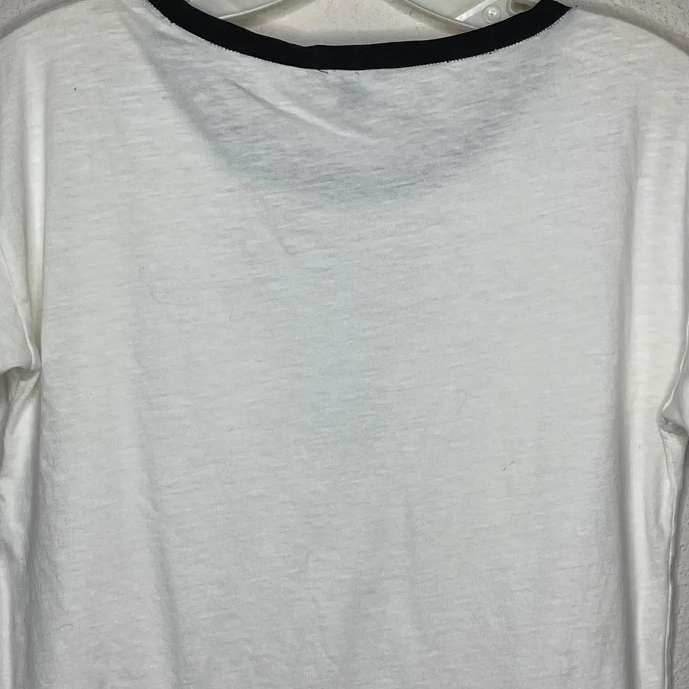 J. Crew‎ White Top With Bow - Image 2