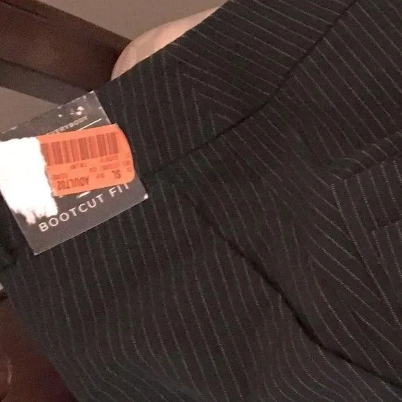 pin stripped NWT 4S Boot Cut Black pants - Image 2
