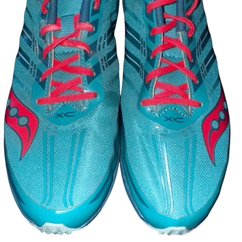 EUC Saucony Teal Kilkenny XC 7 Flat Cross Country Running Shoes Size 9.5 US - Image 2
