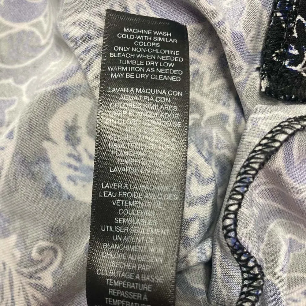 WHITE HOUSE BLACK MARKET Women’s Paisley‎ Tunic Top Dress  With Belt Size Small - Image 7