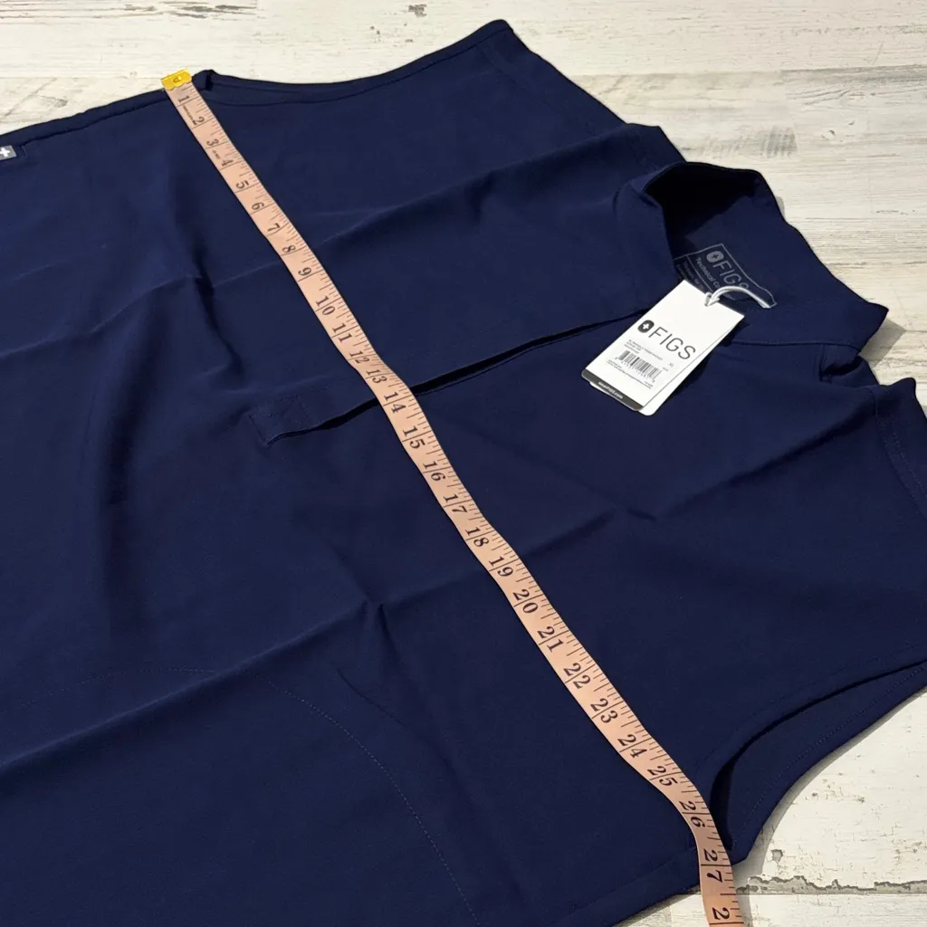 Figs Navy Set.  Livingston Basic Pants Rafaela Scrub Top XL NWT - Image 11