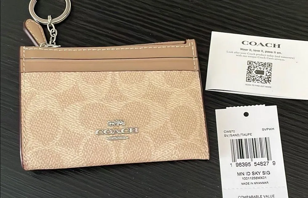 Coach Mini Skinny ID Card Holder NWT - Image 2
