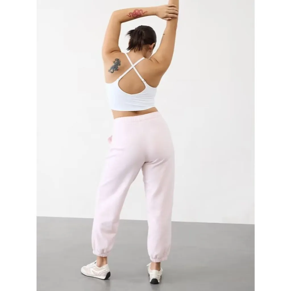 Athleta XL Forever Fleece Jogger Shell Pink X-Large Regular - Image 6