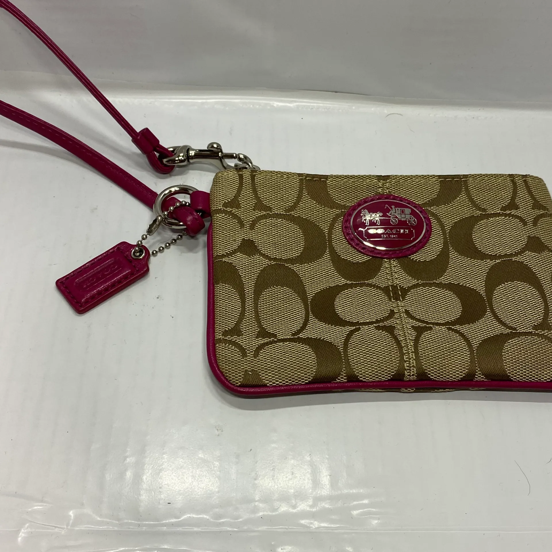 Berry Wristlet Wallet Purse Monogram - Image 4