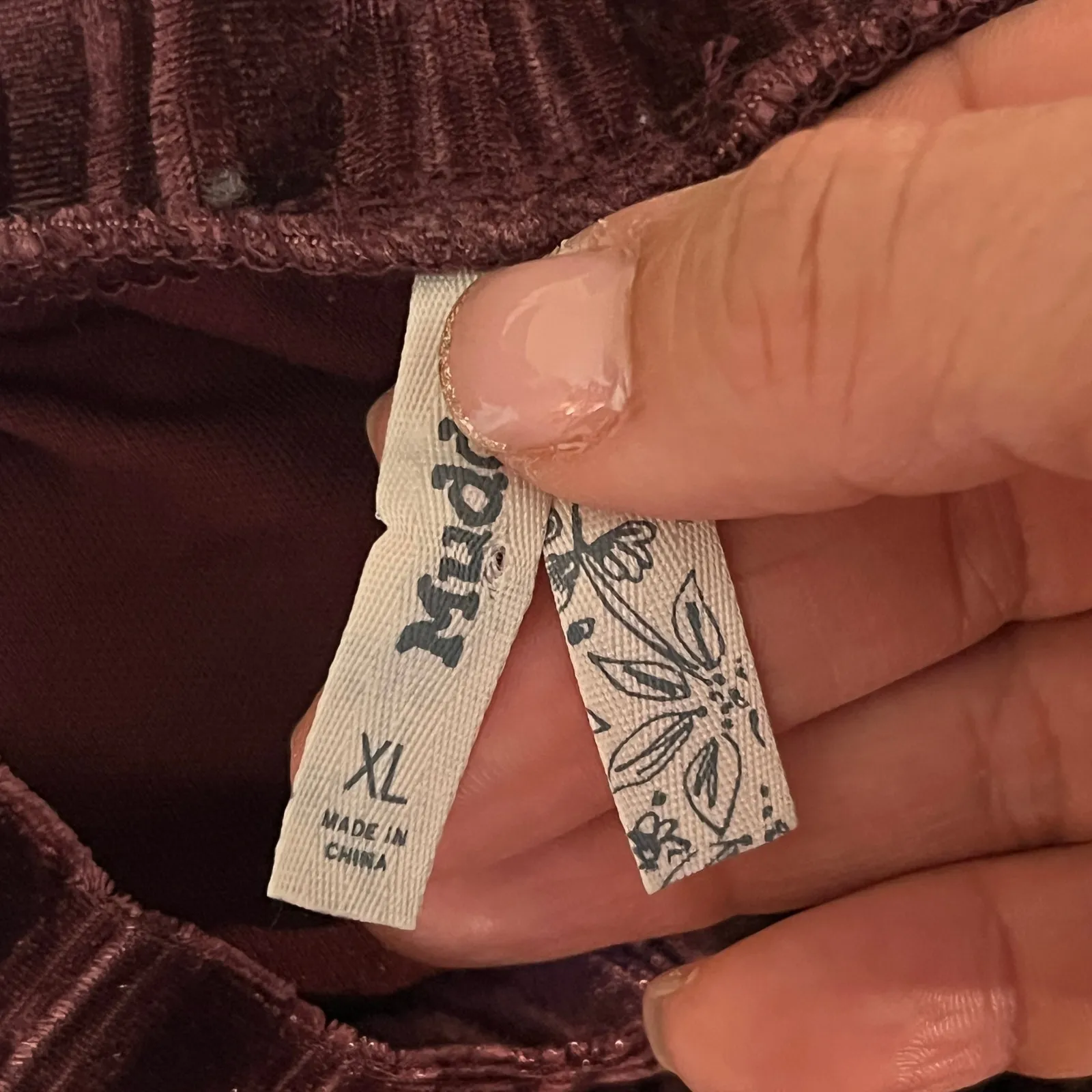 Mudd Velvet Swing Dress Y2K Mod Mock Neck Sleeveless Striped Juniors XL - Image 6