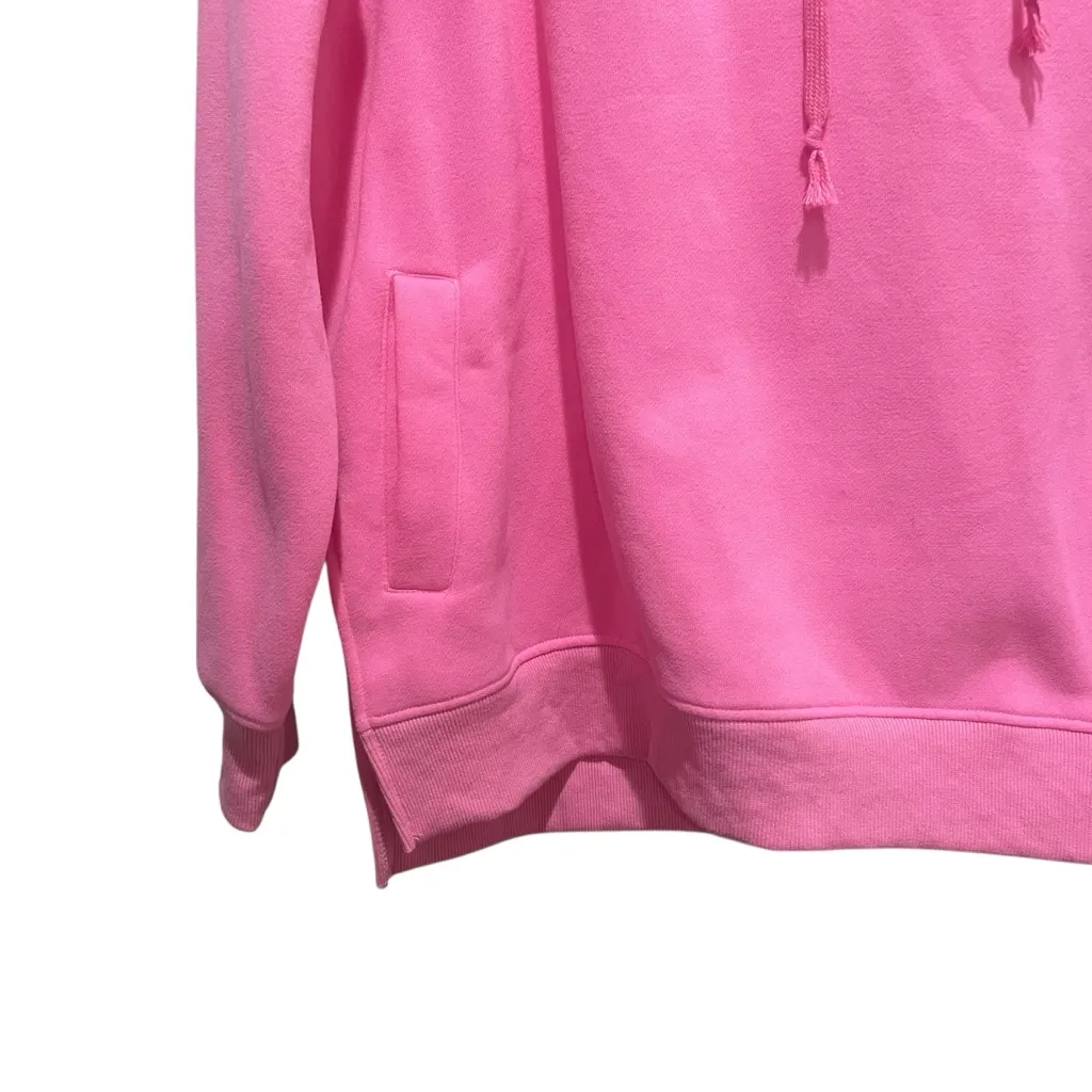 Saltywave Hoodie Pink Womens Size Medium Pullover Drawstring Kangaroo Pocket - Image 2