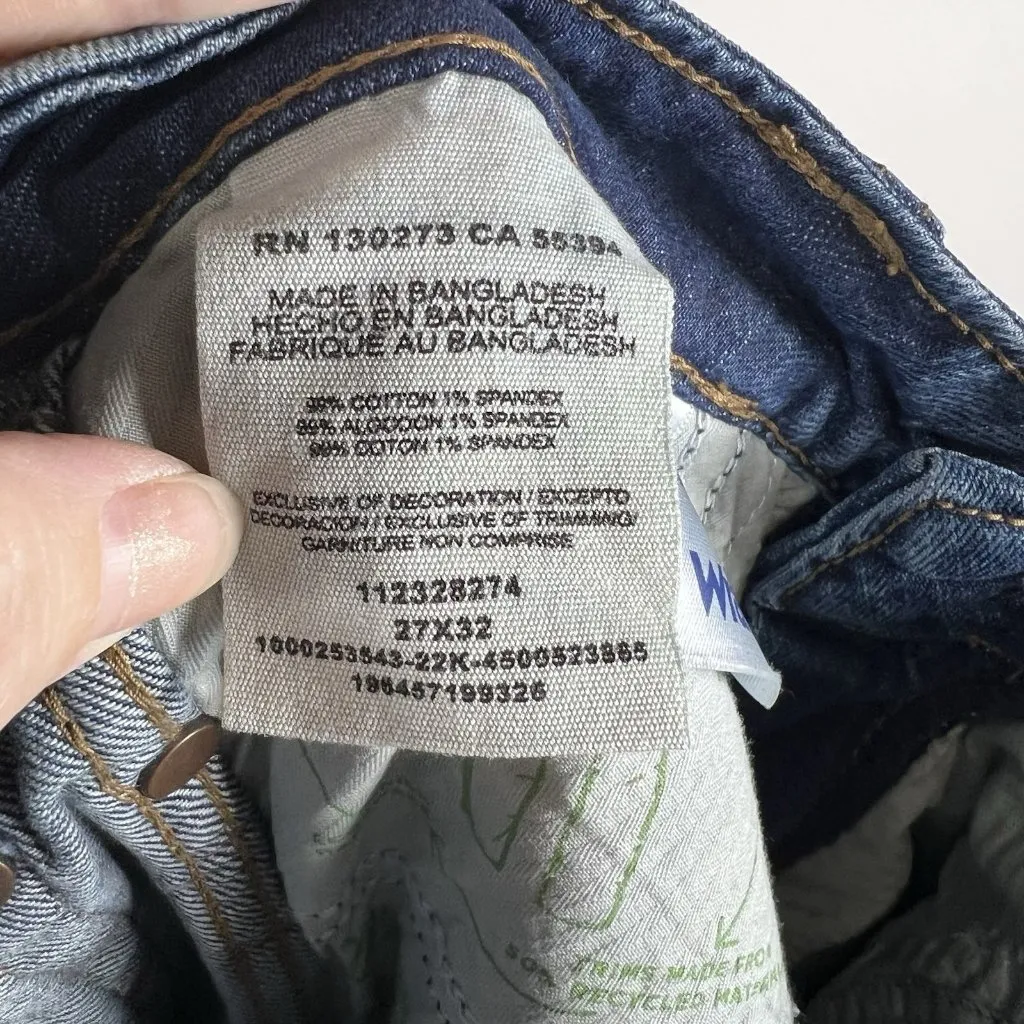 Wrangler Retro Jeans‎ Womens 27x32 High Rise Trouser Flared Medium Wash Cowboy - Image 10