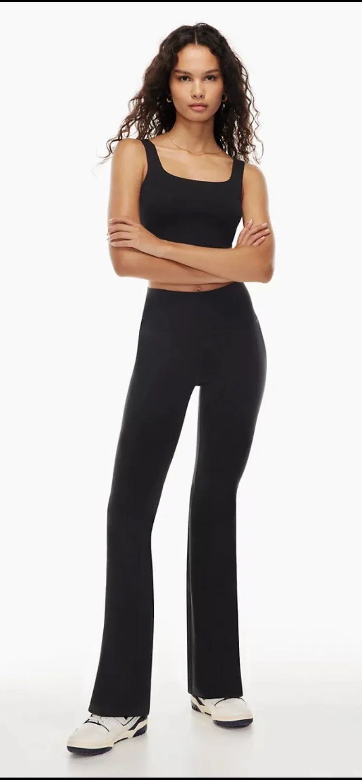 Aritzia Tan Flare Legging - Image 4