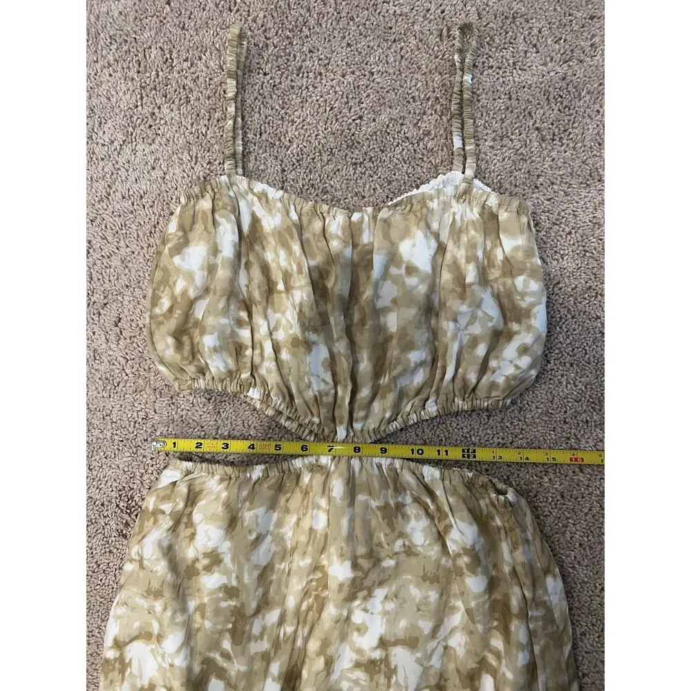 Revolve Faithfull the Brand Celina Tie Dye Midi Dress Stone Cutout Sundress 12 - Image 6