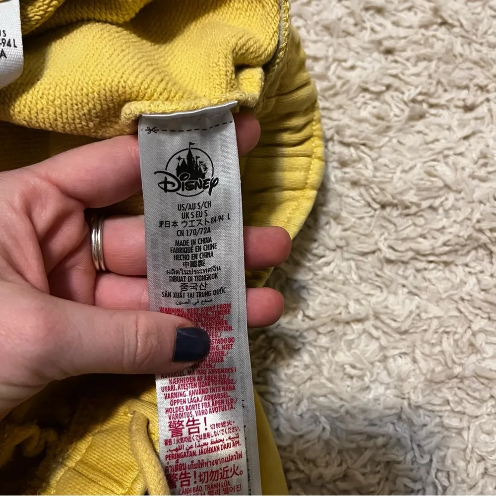 Vintage Disney Yellow Mickey Mouse Joggers size Small - Image 5