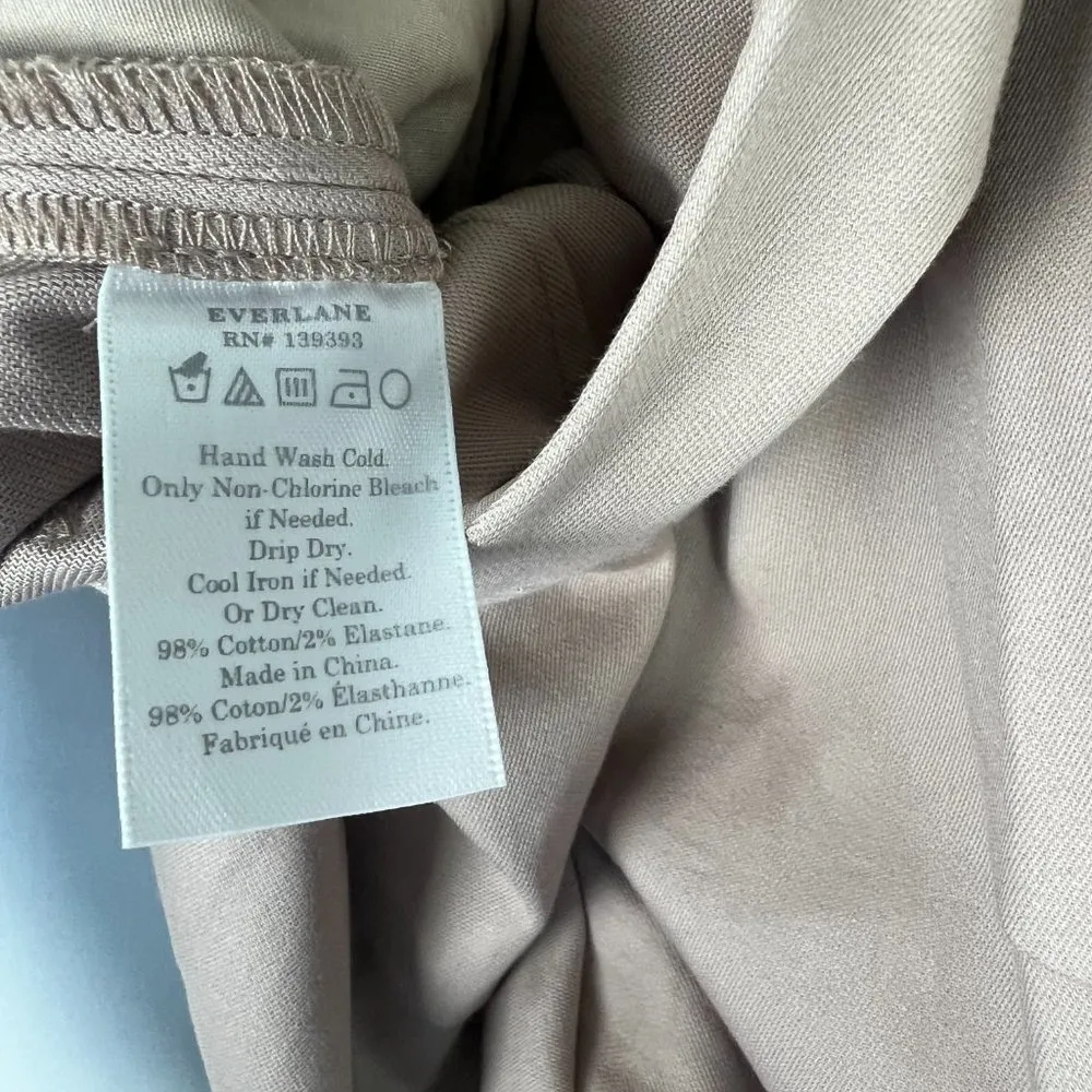 NWOT Everlane The Wide Leg Structure Pant Limited Release in Tan Size 00 NEW - Image 9