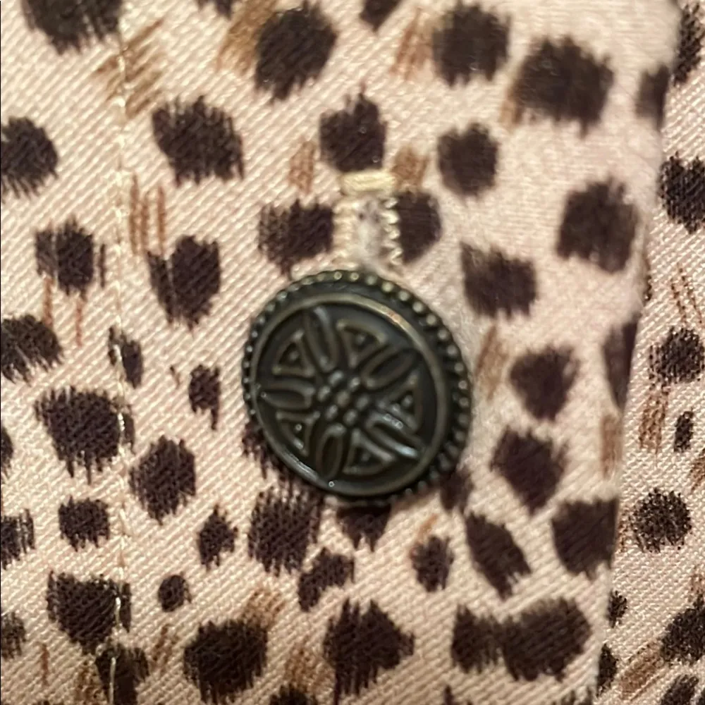 🦋🦋🦋BOGOHO 🦋🦋🦋VTG Alfred Dunner Stylish Leopard Print Button-Up Shirt-12P - Image 5