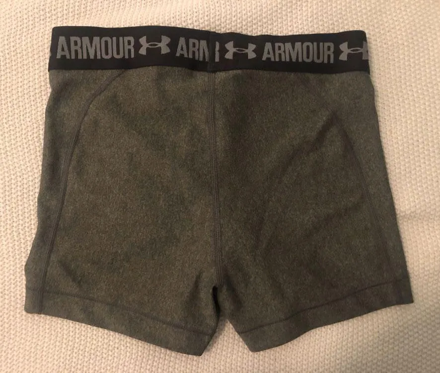 Under Armour Grey ‘Shorty’ Compression Shorts/Spandex  - Image 3