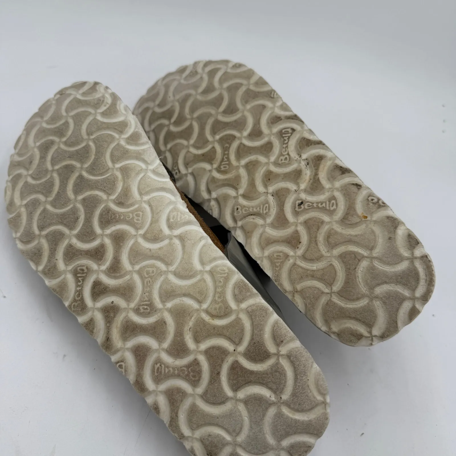 Birkenstock Betula Women's Silver Leo Leather Sandals Size 265 / 10-10.5 - Image 7