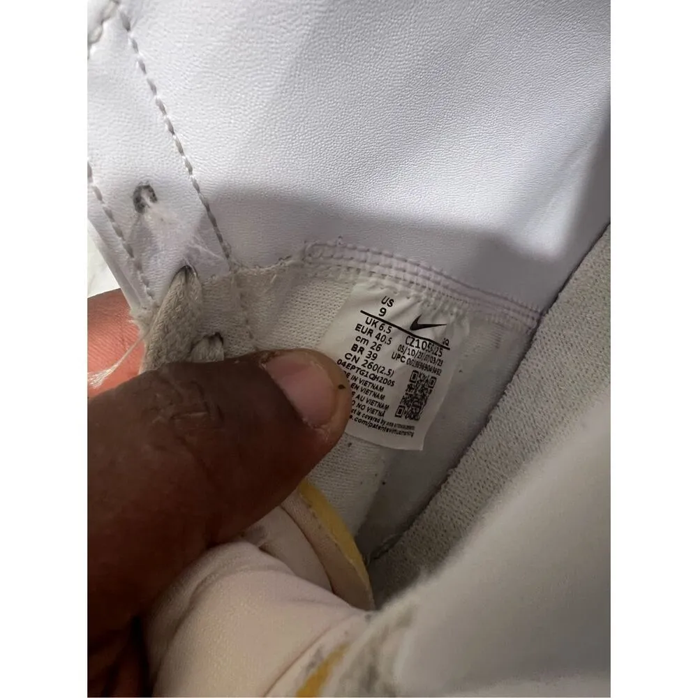 Nike Blazer Mid ’77 Vintage White Navy Sail Women’s Size 9 CZ1055-113 Retro Shoe - Image 5