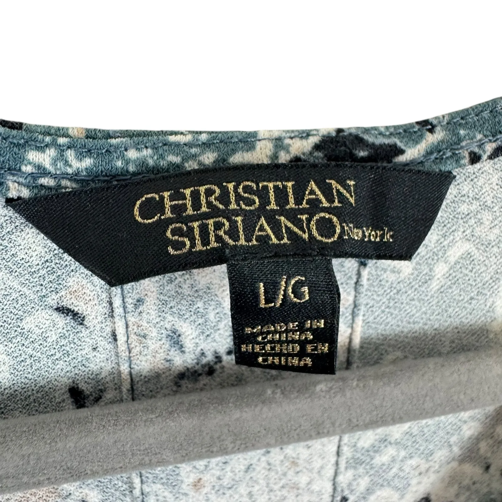 Christian Siriano Snakeskin Print V - Image 5
